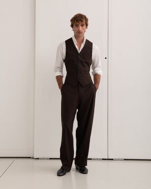 Waistcoat - Brown